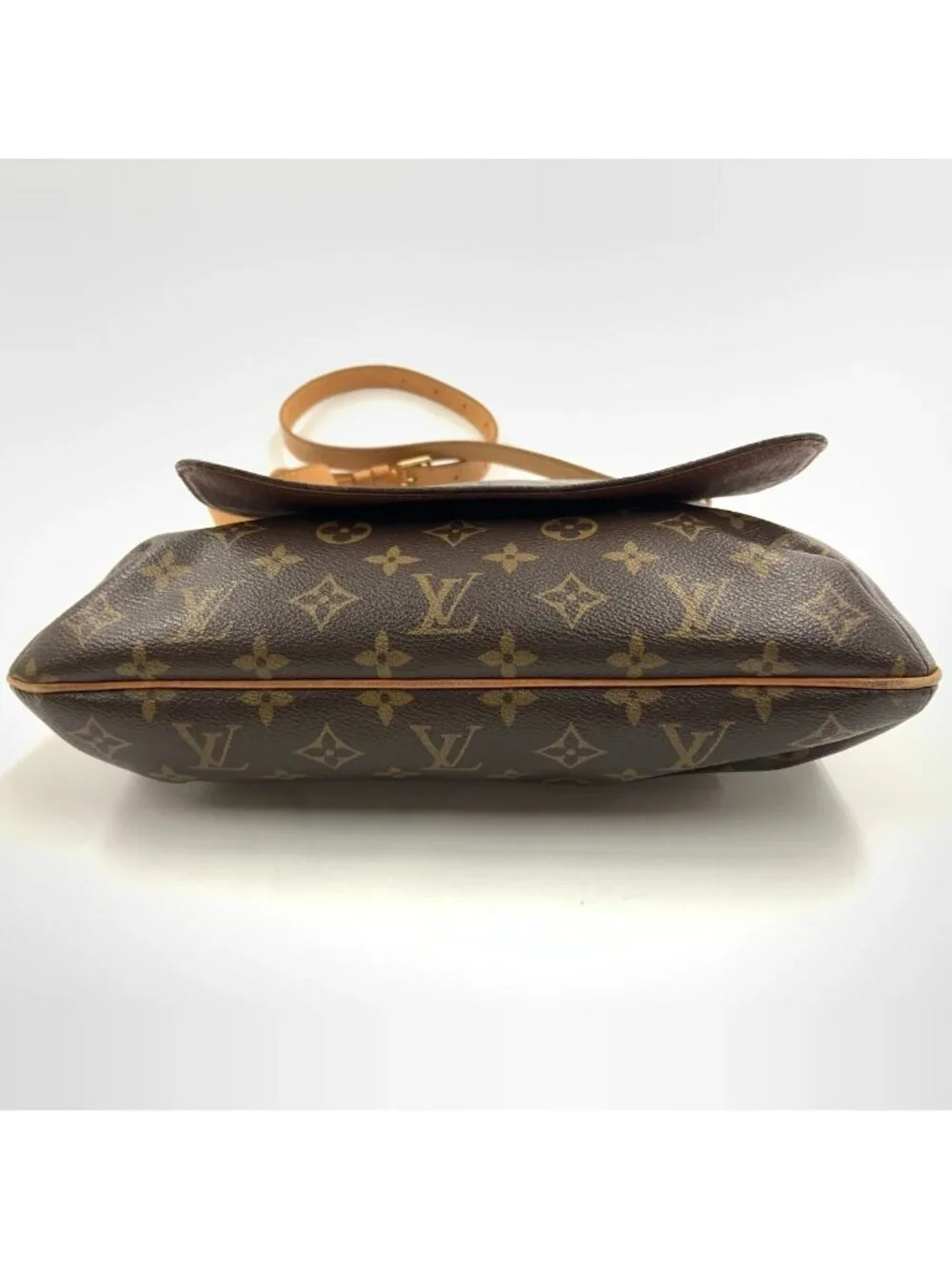 Louis Vuitton Monogram Musette Shoulder Bag Brown